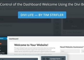 Divi Dashboard Welcome v1.2 – Divi WordPress Welcome Screen