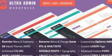 Ultra WordPress Admin Theme v11.2