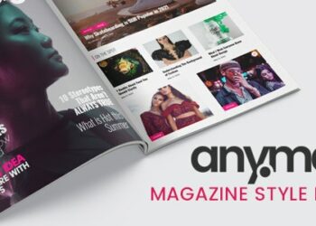 Anymag v2.8 – Magazine Style WordPress Blog