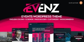 Evenz v1.5.0 – Conference and Event WordPress Theme