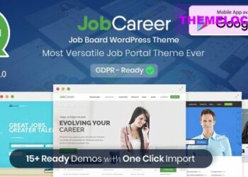 JobCareer Job Board Responsive WordPress Theme 4.9.0