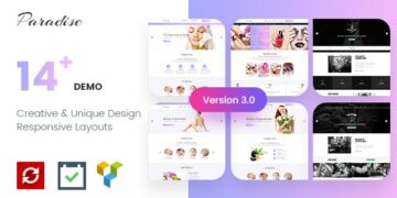 Paradise Multipurpose Spa Beauty WordPress Theme 5.0.2