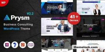Prysm v2.5 – Consulting & Finance WordPress Theme