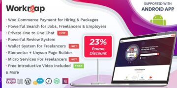 Workreap Freelance Marketplace and Directory WordPress Theme 2.6.6