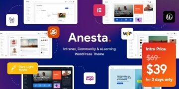 Anesta v1.0.2 – Intranet, Extranet, Community and BuddyPress WordPress Theme
