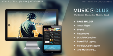Music Club Band Party WordPress Theme free 1.8.5