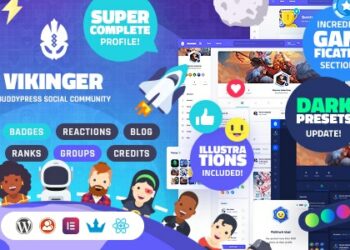 Vikinger BuddyPress and GamiPress Social Community 1.9.7.5.1