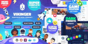 Vikinger BuddyPress and GamiPress Social Community 1.9.7.5.1