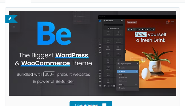 BeTheme Full Demos Responsive Multipurpose WordPress Theme 26.4.0.4