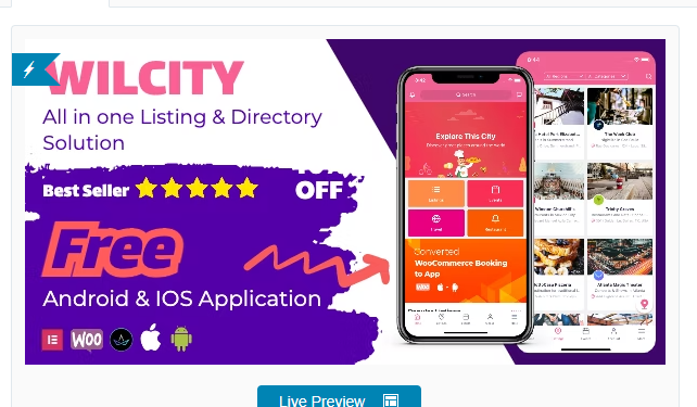 Wilcity Directory Listing Download WordPress Theme 1.4.34