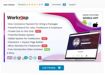 Workreap Freelance Marketplace and Directory WordPress Theme 2.5.8